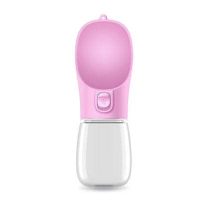 800ml Dogs Portable Water Bottle. Leakproof Pet Foldable Drinking Bowl.